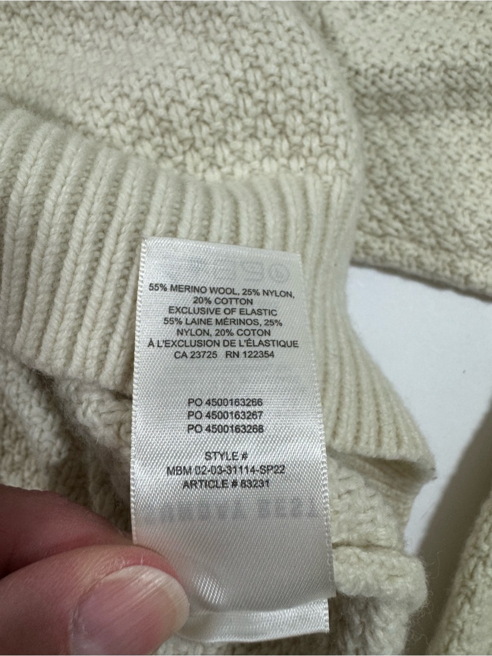 Sunday Best Aritzia Lottie Sweater Ivory - Picture 4 of 9